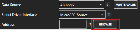 Select AB variable