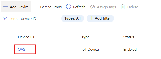 OAS device