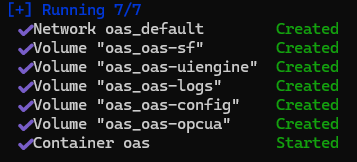 Docker compose up single
