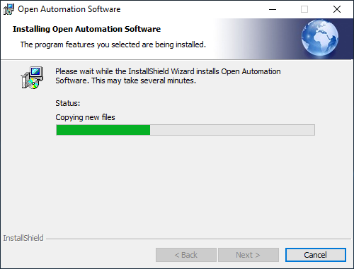 Windows OAS installation - Step 7