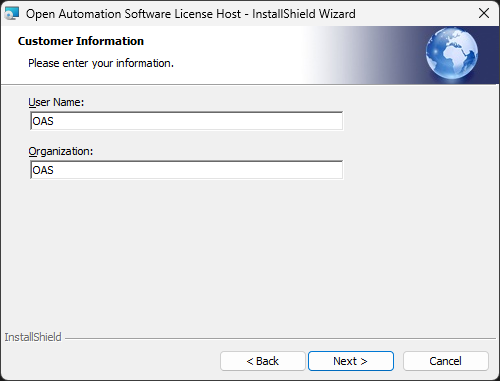 License Host installation customer