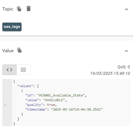 MQTT Explorer oas_tags message received