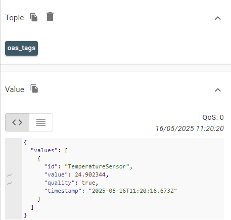 MQTT Explorer oas_tags message received