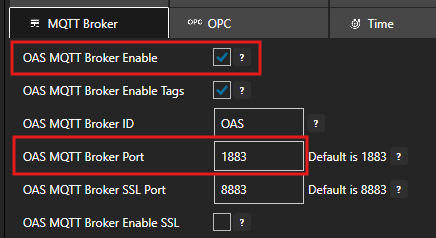 MQTT broker options