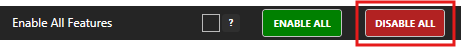 Disable all access button