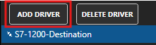 Add driver button