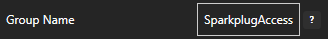 Sparkplug B security group name