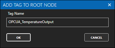 Add sim tag to root node dialog
