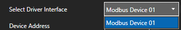 Modbus Driver Interface