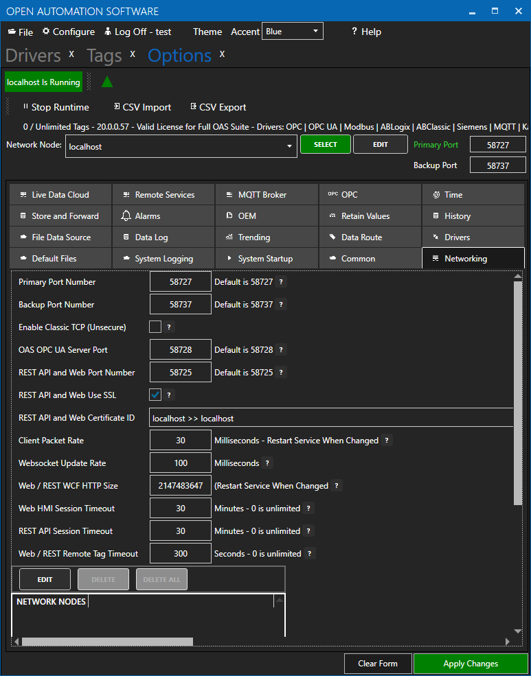 Networking Options