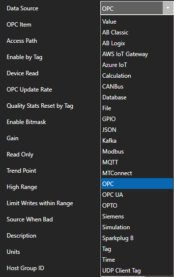 OPC Data Source