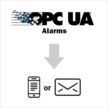 How to Send OPC UA Alarm Notifications via SMS Text or Email