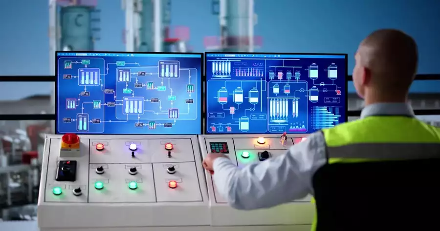 Engineer using PC computers