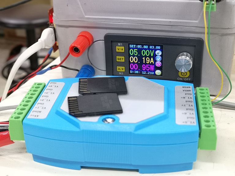 12-bit data logger for Modbus protocol