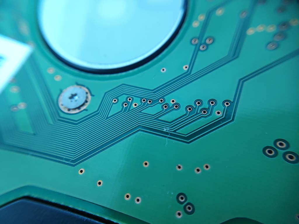 Close-up of a circuit board