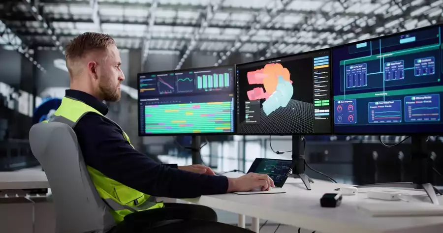 Industrial control room operator