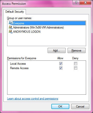 DCOM Security Configuration 514