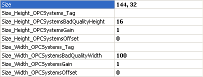 OPC Controls Label Properties 315